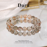 DARA Natural 9-10mm Black Gold Super Crystal Bracelet RS4267002