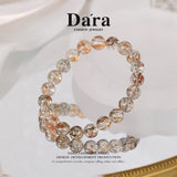 DARA Natural 9-10mm Black Gold Super Crystal Bracelet RS4267002