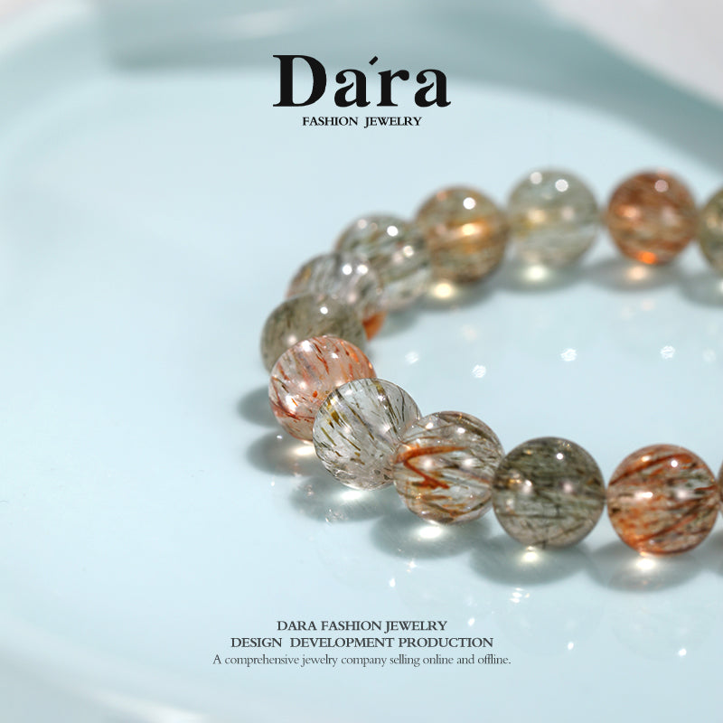 DARA 10-11mm Black Gold Super Crystal Bracelet RS4253002