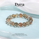 DARA 10-11mm Black Gold Super Crystal Bracelet RS4253002