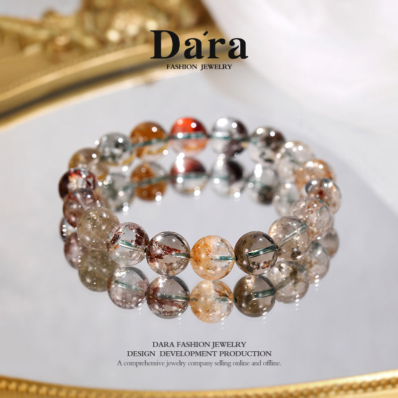 DARA Natural 11-12mm Four Seasons Ghost Crystal Bracelet RS4258003