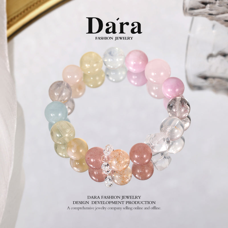 DARA Natural Multi-colored Crystal Bracelet RS4244001