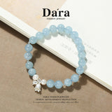 DARA Dangling Aquamarine Flower Bracelet R1992001