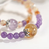 DARA Amethyst and Citrine Double-Ring Bracelet RS4120001