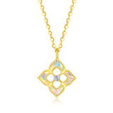 DARA 18K Gold Diamond Necklace KX1624001