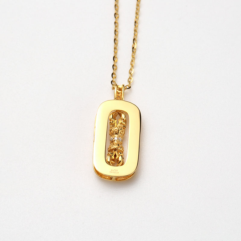 DARA 18K Gold Diamond Necklace KX1633001