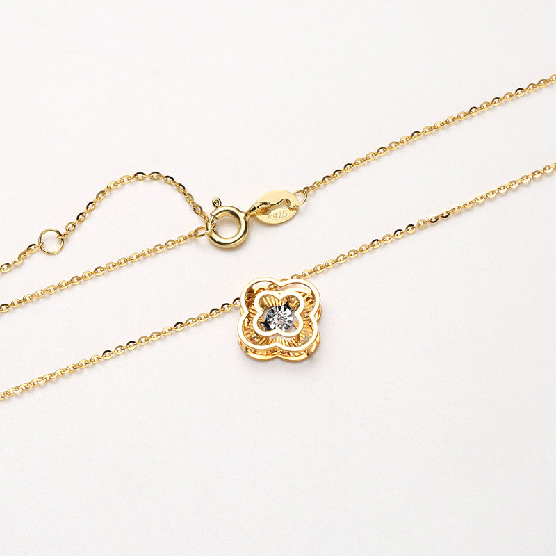 DARA 18K Gold Diamond Necklace KX1623001