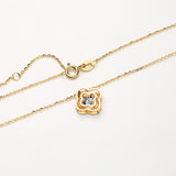 DARA 18K Gold Diamond Necklace KX1623001
