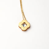 DARA 18K Gold Diamond Necklace KX1623001