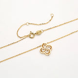 DARA 18K Gold Diamond Necklace KX1622001