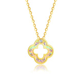 DARA 18K Gold Diamond Necklace KX1621001