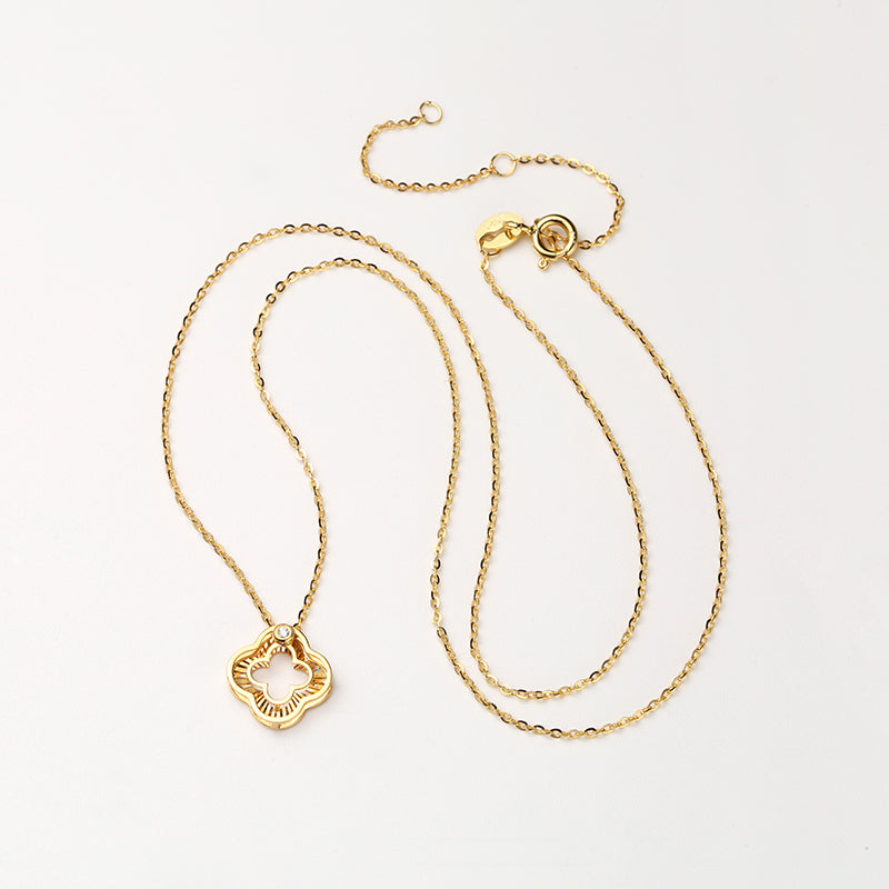 DARA 18K Gold Diamond Necklace KX1621001