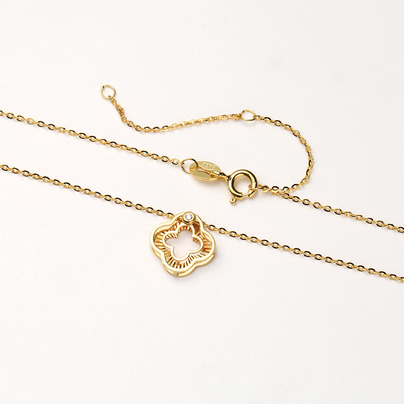 DARA 18K Gold Diamond Necklace KX1621001
