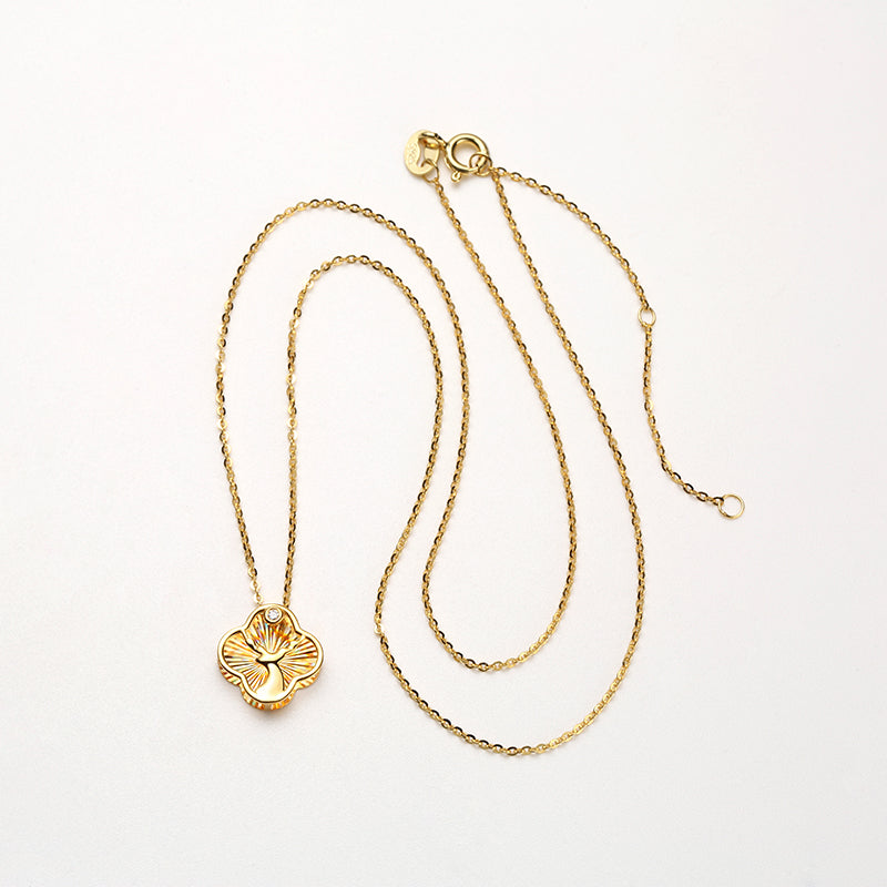 DARA 18K Gold Diamond Necklace KX1597002