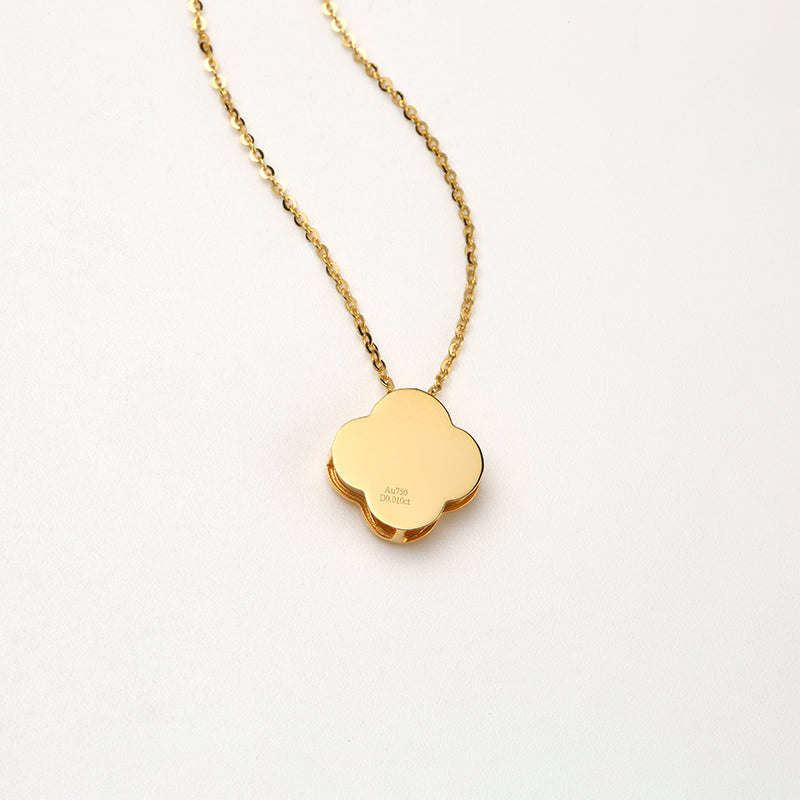 DARA 18K Gold Diamond Necklace KX1597002