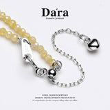 DARA S925 Silver 2-3mm Cubic Zirconia Necklace YX6684001