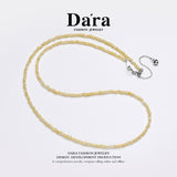 DARA S925 Silver 2-3mm Cubic Zirconia Necklace YX6684001