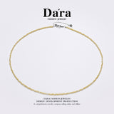 DARA S925 Silver 2-3mm Cubic Zirconia Necklace YX6684001