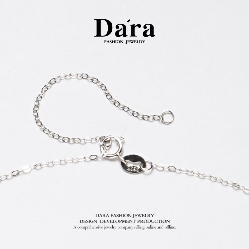 DARA S925 Silver Emerald Pendant with Chain TYX430001